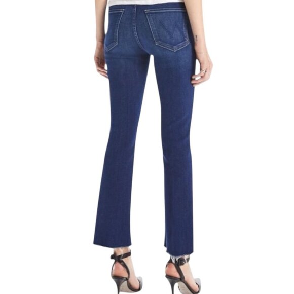 Mother The Hustler Ankle Fray High Rise Flare Jeans Size 25 In Home Movies - Picture 3 of 16